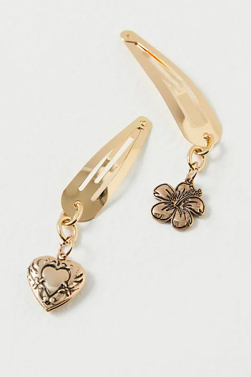 Charming Hearts Barrettes at...