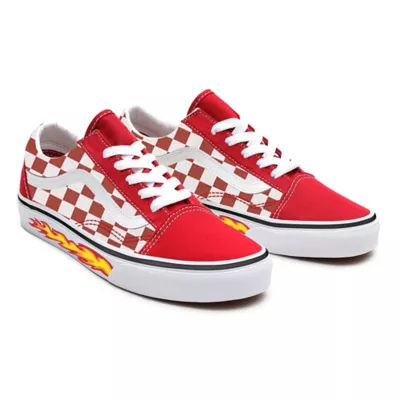 Mens yellow sales checkered vans