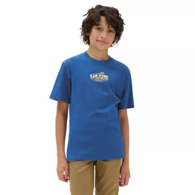 VANS Boys Sk8 Shape T-shirt (8-14 Years) (trbl) Boys Blue, Size L