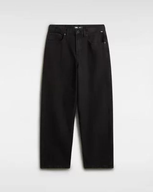 VANS Check-5 Baggy Denim Trousers (black) Men Black, Size 38