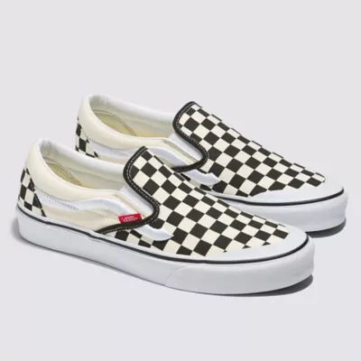 Vans checkerboard slip on sale on size 6