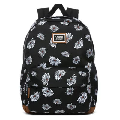 vans realm plus backpack botanical floral