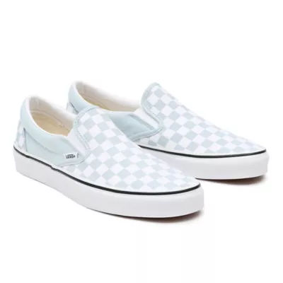 Foxing blue checkered on sale vans