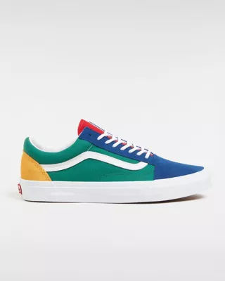 Red blue discount and green vans