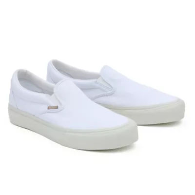 Vans true white on sale slip on womens