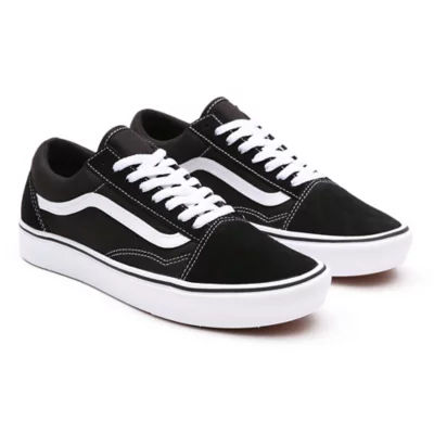 Vans classic black sales and white womens