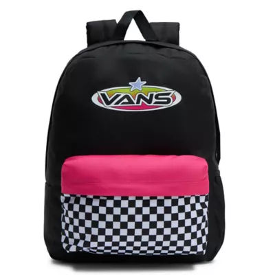 Vans black sales cat backpack