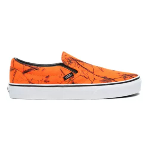 VANS Realtree Xtra® X Vans Classic Slip-on Shoes ((realtree Ap) Blaze Camo) Women Orange, Size 11 | Compare Cabot Circus