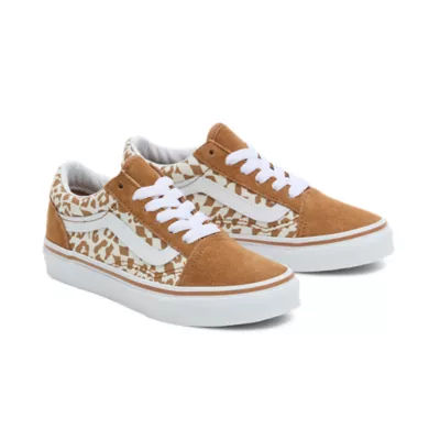 Vans on sale kids leopard