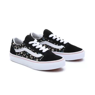 Vans old skool black and white size on sale 4