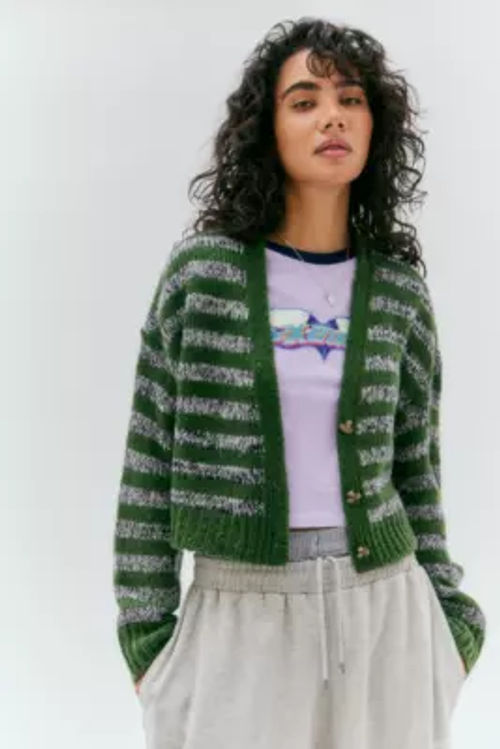 UO Fisherman Cropped Cardigan