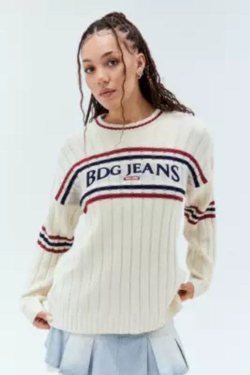 BDG Striped Knit Boyfriend...