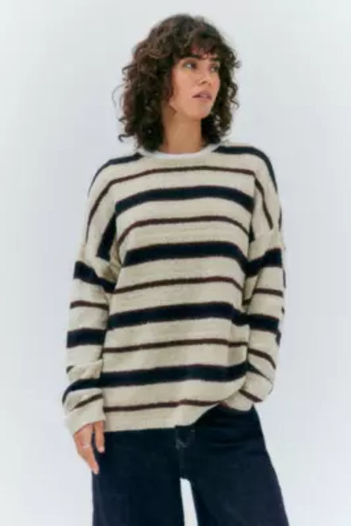 UO Striped Boucle Knit Jumper...