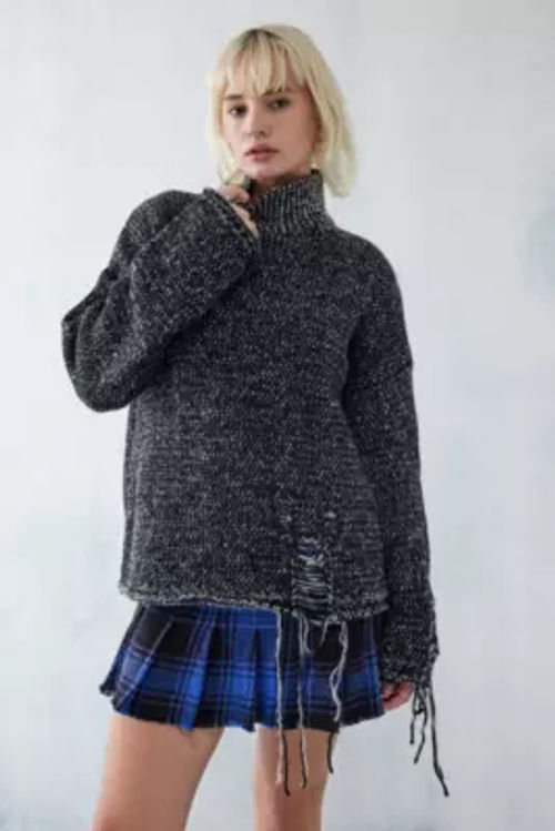 UO Undone Knit Jumper - Black...