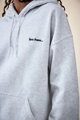 iets frans. Grey Skate Hoodie grey M at Urban Outfitters