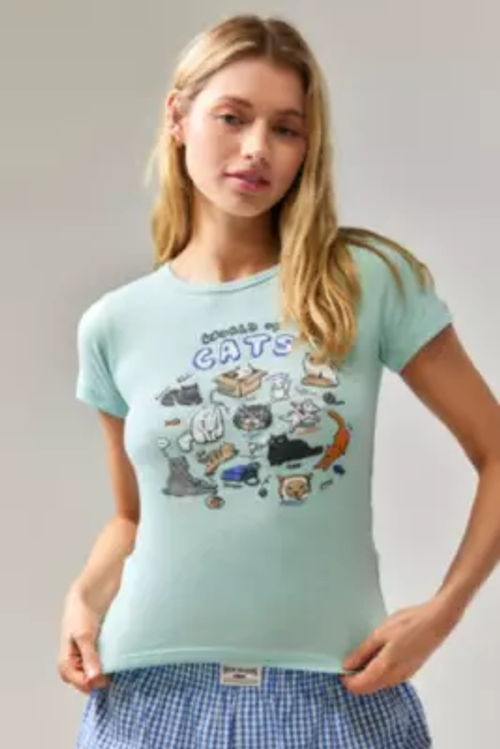 UO Cats Puff Print Baby...