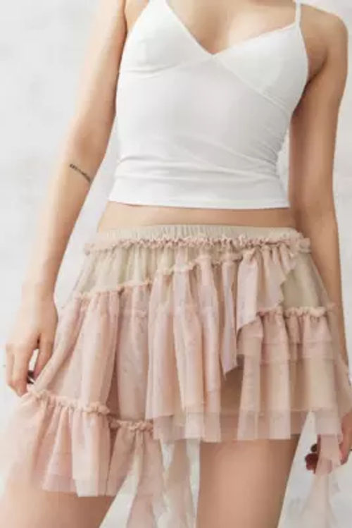 UO Asymmetrical Spliced Tulle...