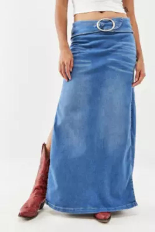 BDG Missy Denim Maxi Skirt -...