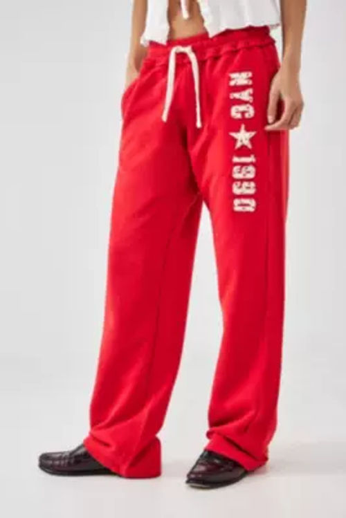 BDG NYC 1990 Joggers - Red XL...
