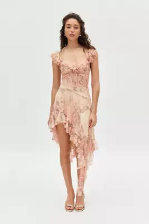 UO Hyacinth Lace Spliced Midi...