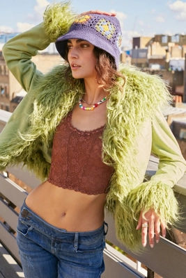 Urban outfitters green jacket clearance
