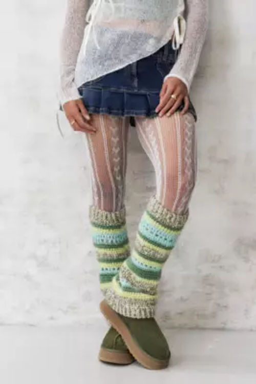 Out From Under Inez Eyelash Knit Extra-Long Leg Warmer