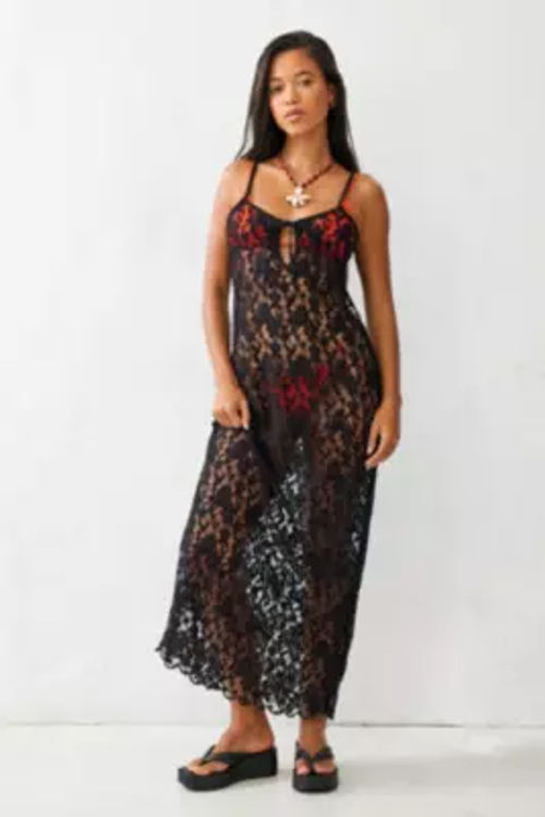 UO Luna Lace Maxi Dress -...