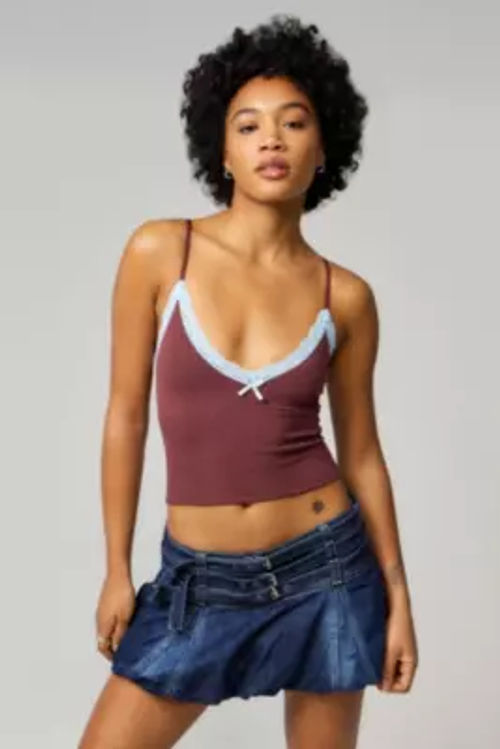 UO Ren Lace Cami - TRUE XL at Urban Outfitters