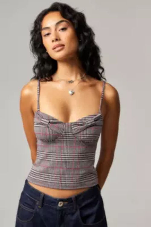 Kimchi Blue Check Corset Top...