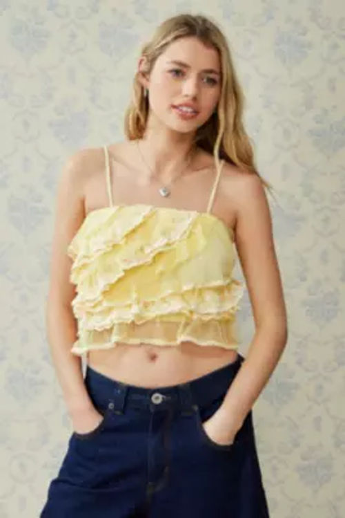 UO Sunny Days Ruffle Cami -...