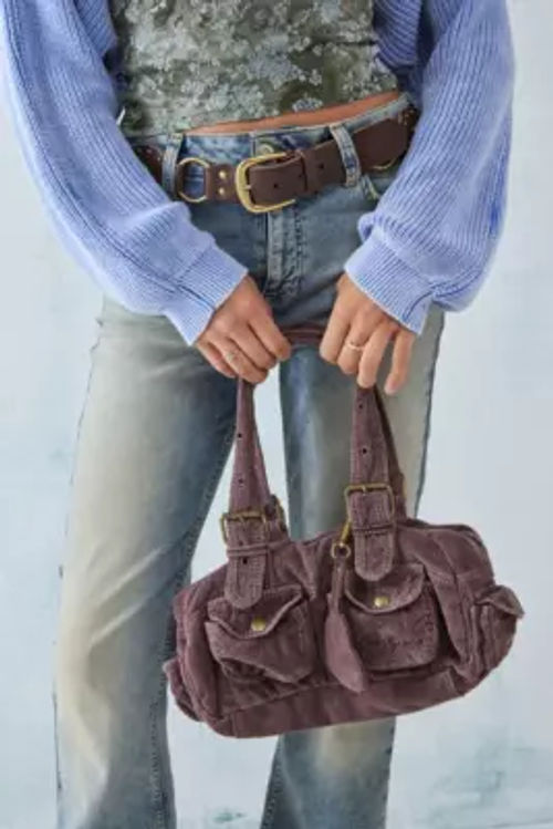 BDG Denim Duffle Shoulder Bag