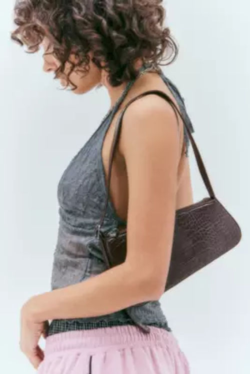 UO Hailey Faux Croc Shoulder...