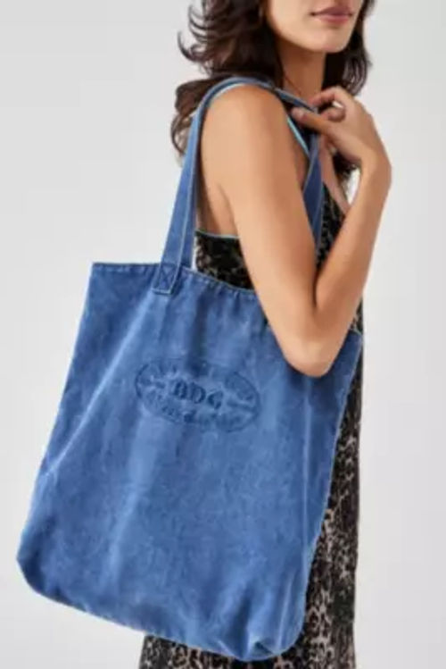 BDG Embroidered Denim Tote...