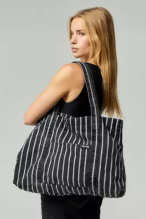 BDG Stripe Tote Bag - Black...