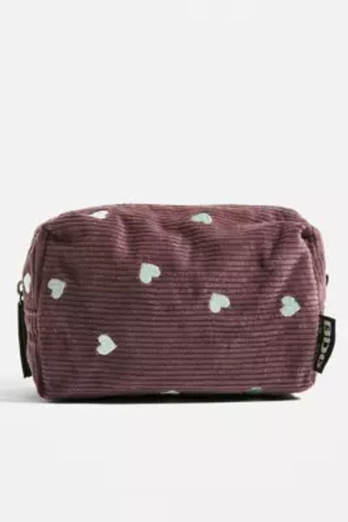 BDG Heart Cord Makeup Bag -...