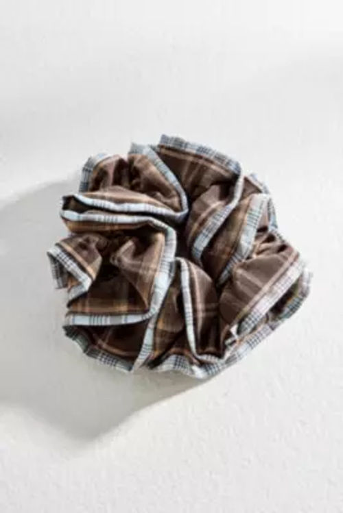 Annabelle Check Scrunchie -...