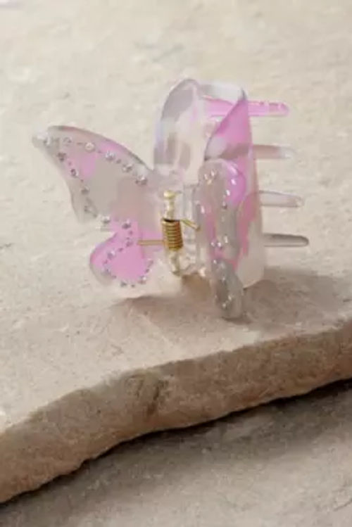 Butterfly Diamante Claw Clip...