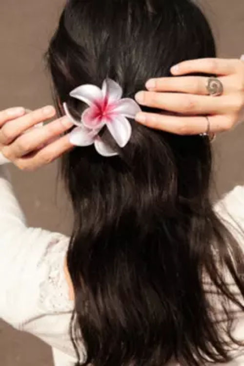 Tropical Flower Claw Clip -...