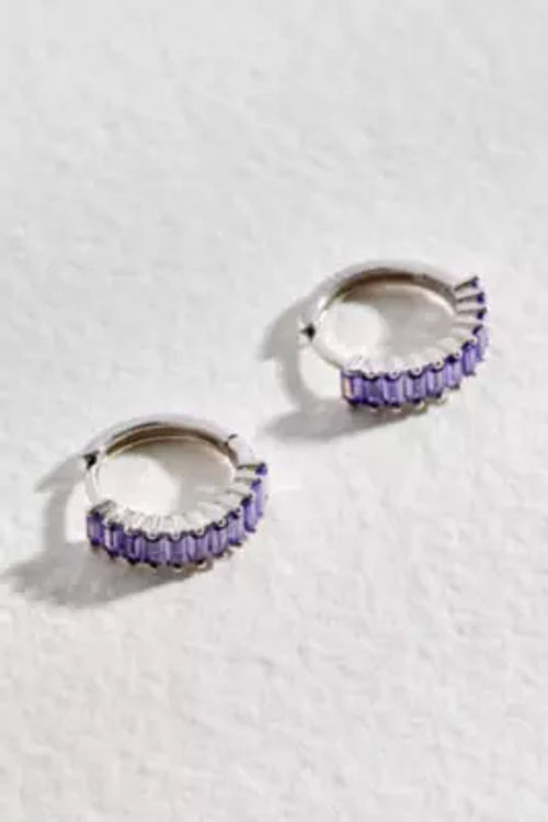 UO Waterfall Hoops - Lilac at...