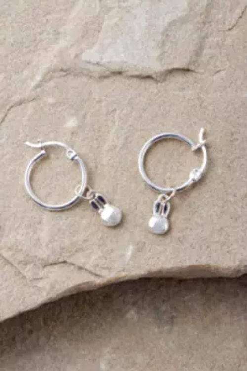 Miffy Hoop Earrings - Silver...