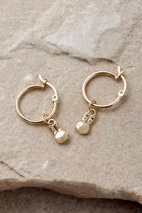 Miffy Hoop Earrings - Gold at...