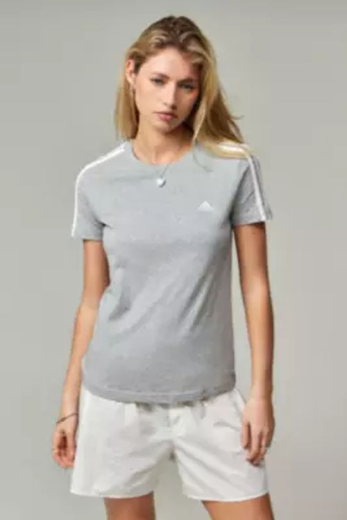 adidas 3-Stripe Grey T-Shirt...