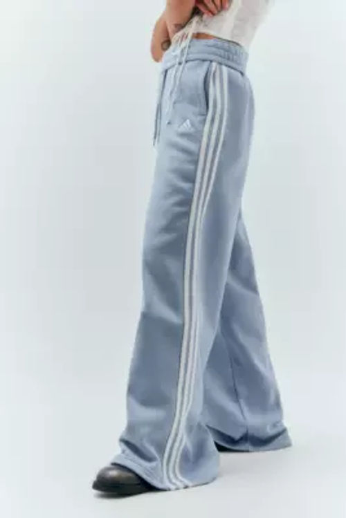 adidas Blue 3-Stripes Wide...