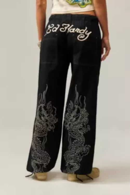 Ed Hardy Dragon Cargo Pants -...