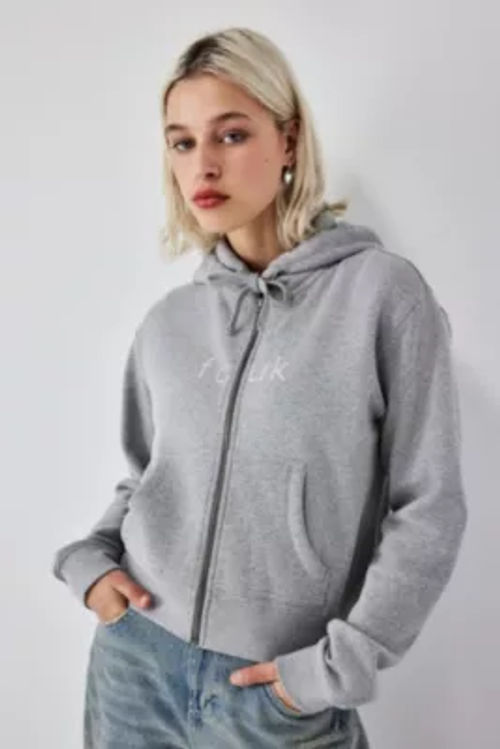 FCUK UO Exclusive Grey Zip-Up...