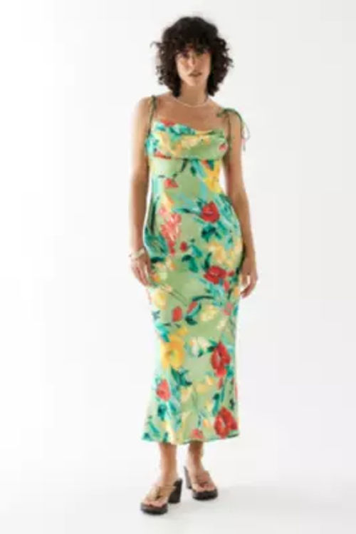 Kiss The Sky Bias Cut Maxi...