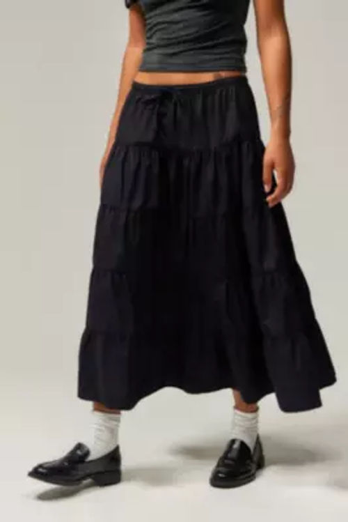 Motel Izumi Tiered Maxi Skirt...