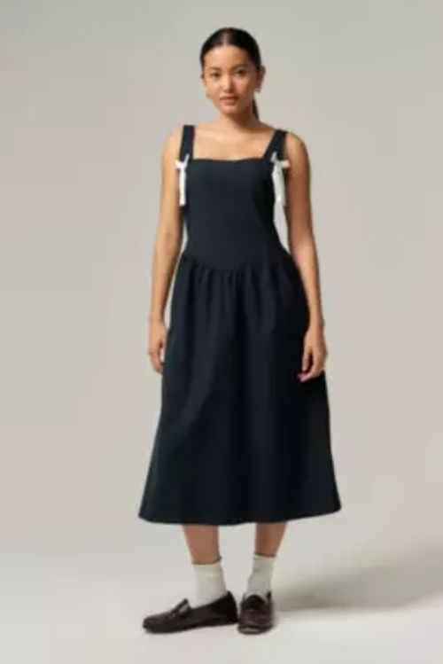 Motel Clesiel Bow Midi Dress...