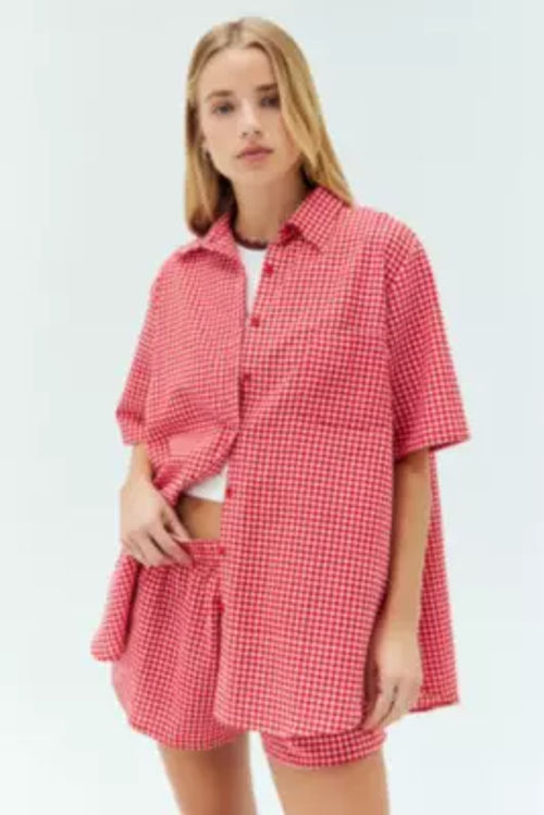Motel Red Gingham Smith Shirt...