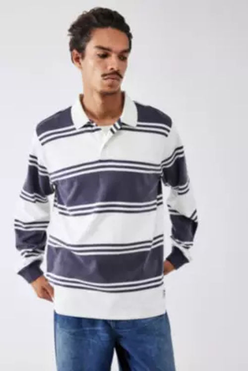 BDG Stripe Rugby Shirt L at...